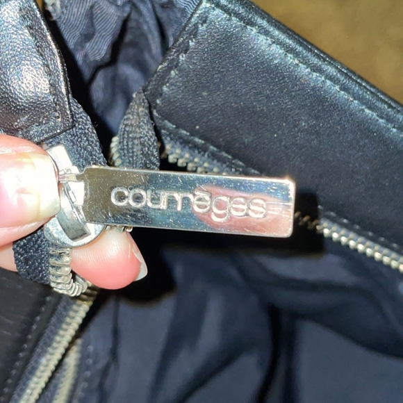 RARE Courreges VINTAGE Suède Leather Bag HTF - Picture 10 of 13